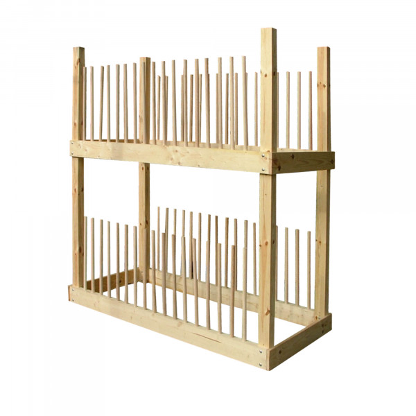 Wooden racking system for Glassing Storage