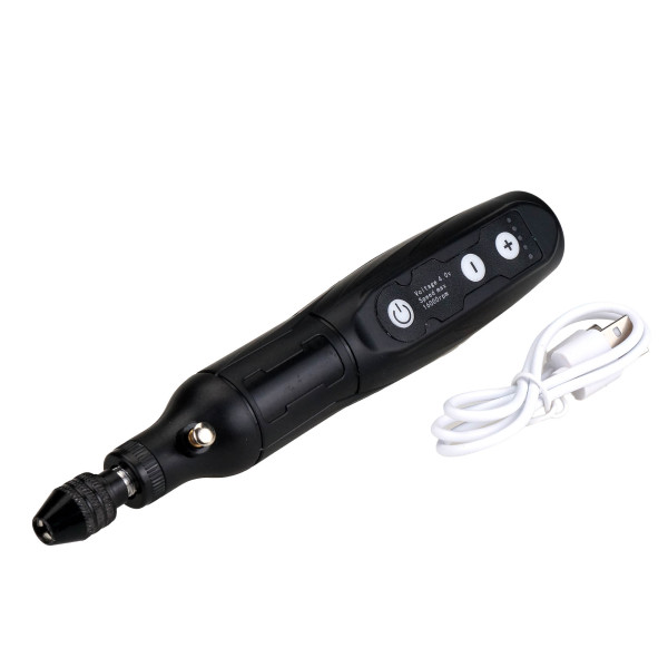 Kabelloser Bohrer mit USB-Ladekabel