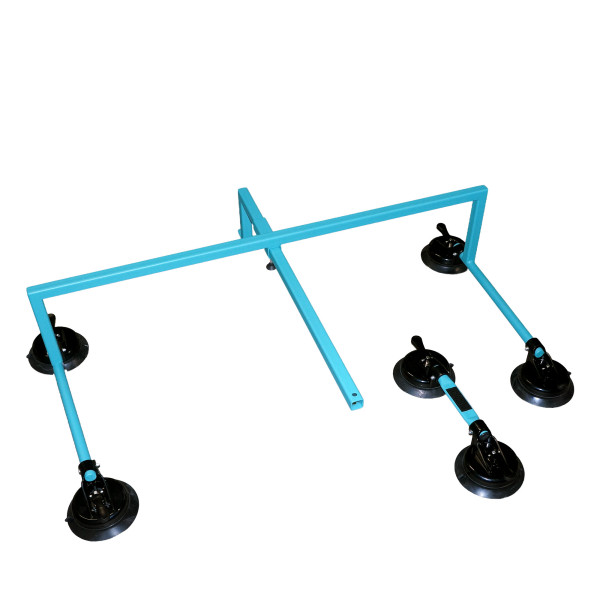 Glass lifting frame, with 4 suction cups